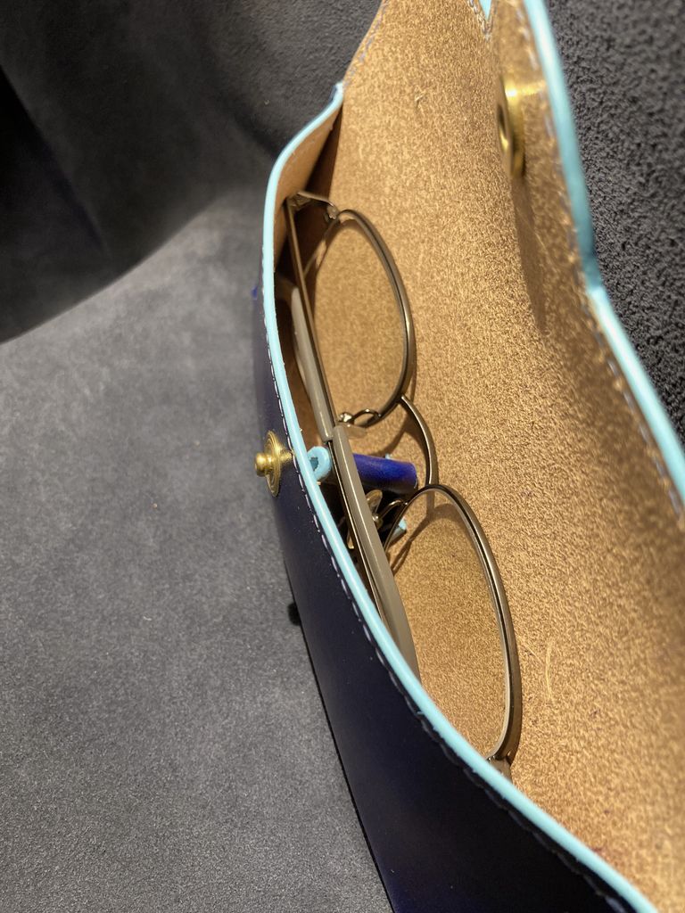 MAURICE - Etui à Lunettes en Cuir
