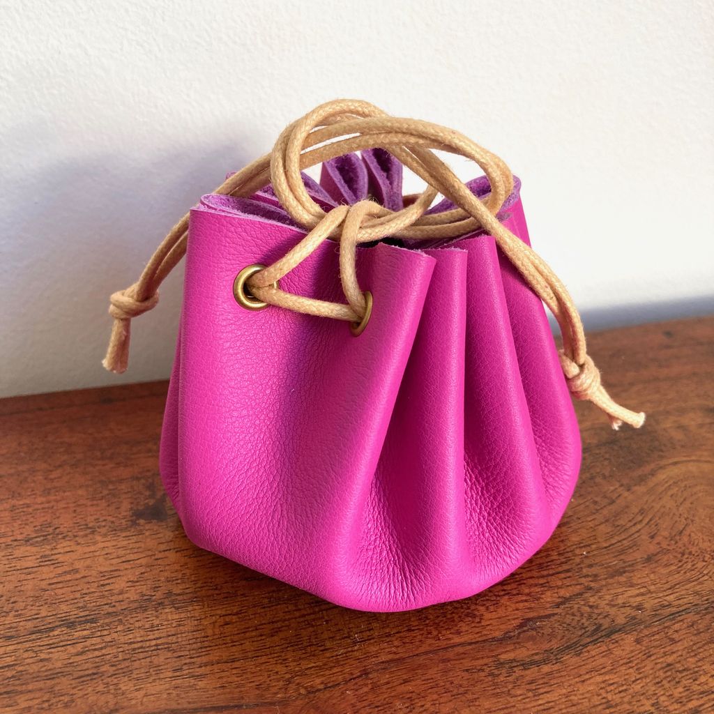LOUISE V1 - Bourse en Cuir Simple