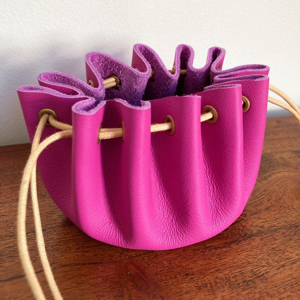 LOUISE V1 - Bourse en Cuir Simple