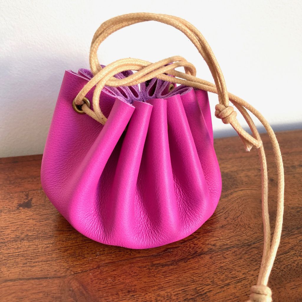 LOUISE V1 - Bourse en Cuir Simple