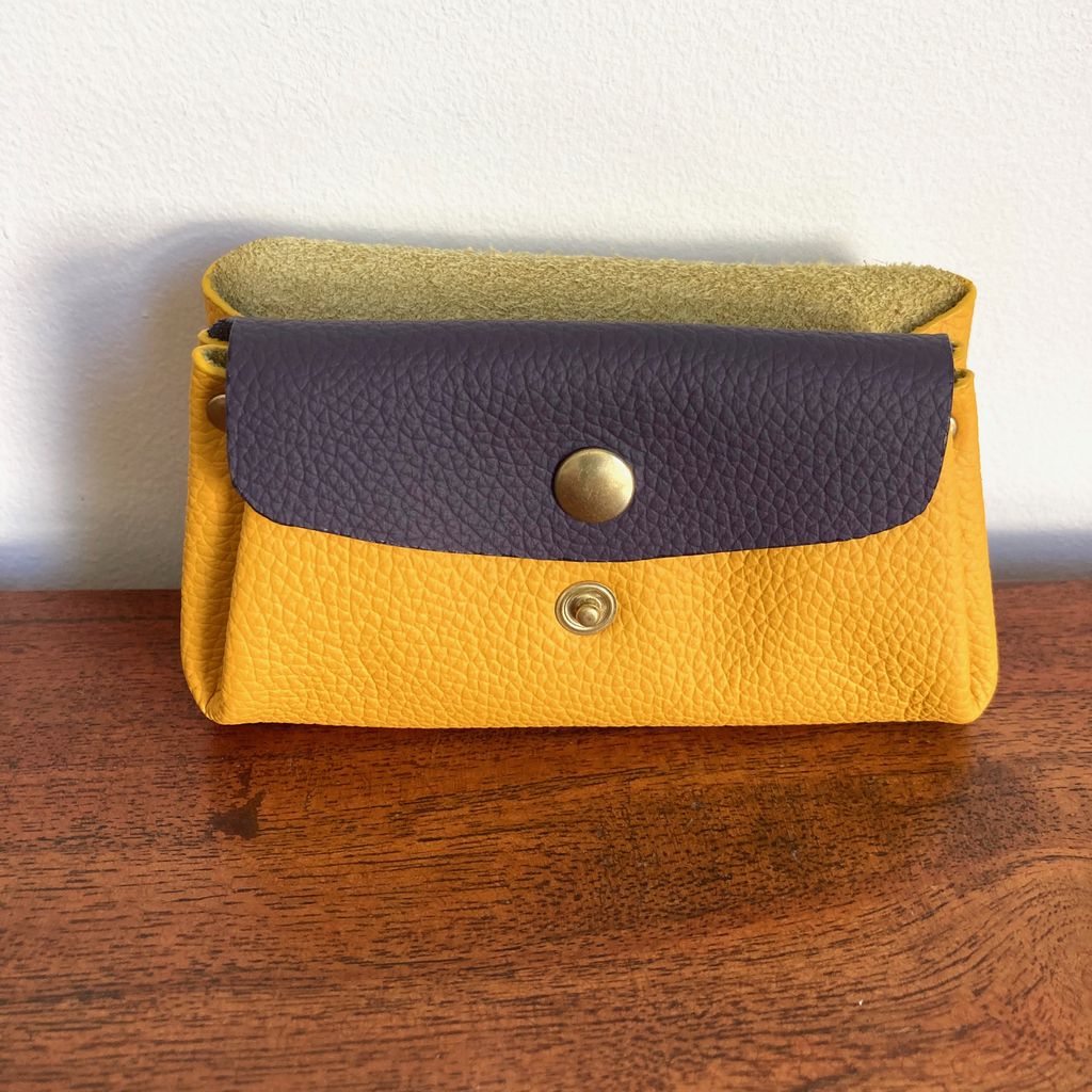 SIMONE & MOUSSA - Parure Sac à Main et Porte-Monnaie en Cuir