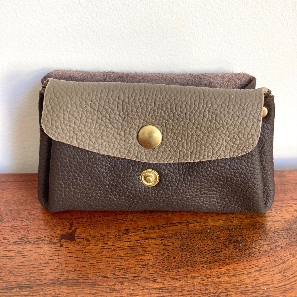 SIMONE & MOUSSA - Parure Sac à Main et Porte-Monnaie en Cuir