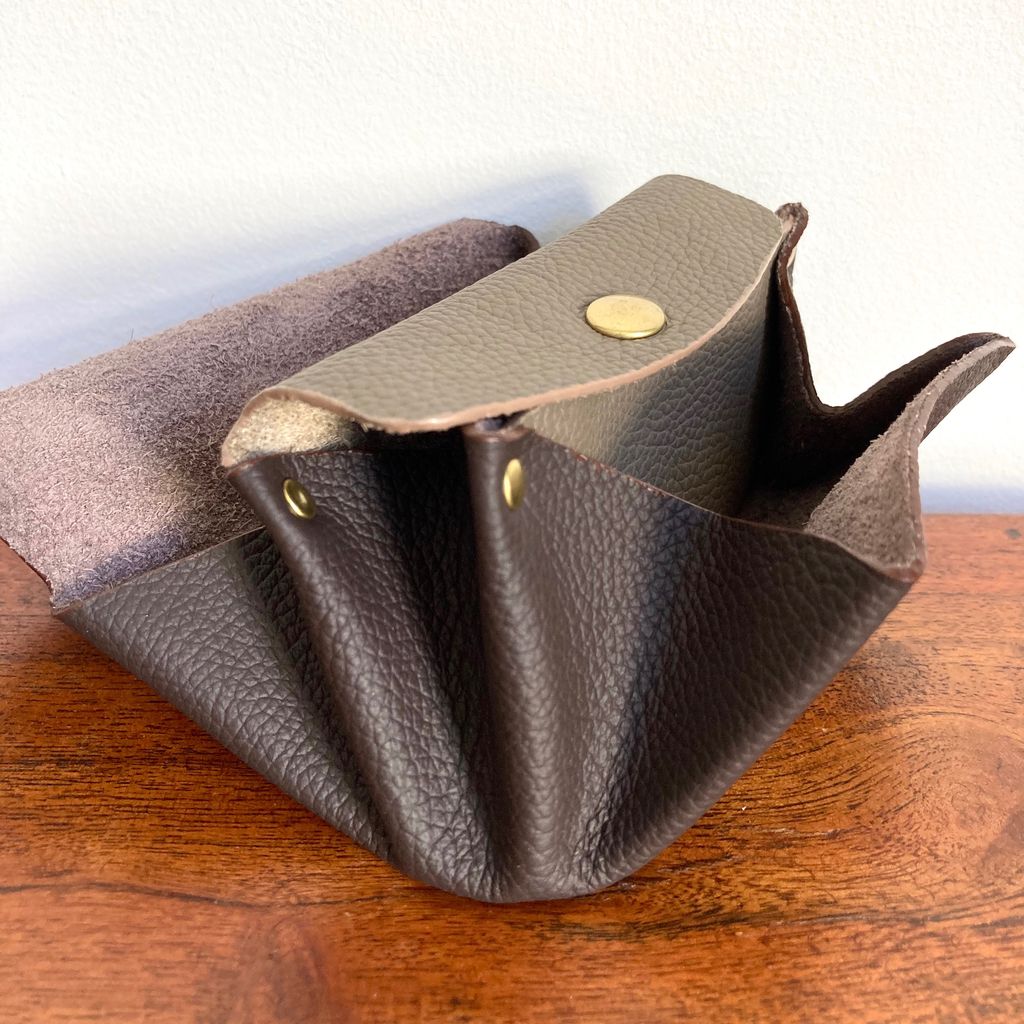 SIMONE & MOUSSA - Parure Sac à Main et Porte-Monnaie en Cuir