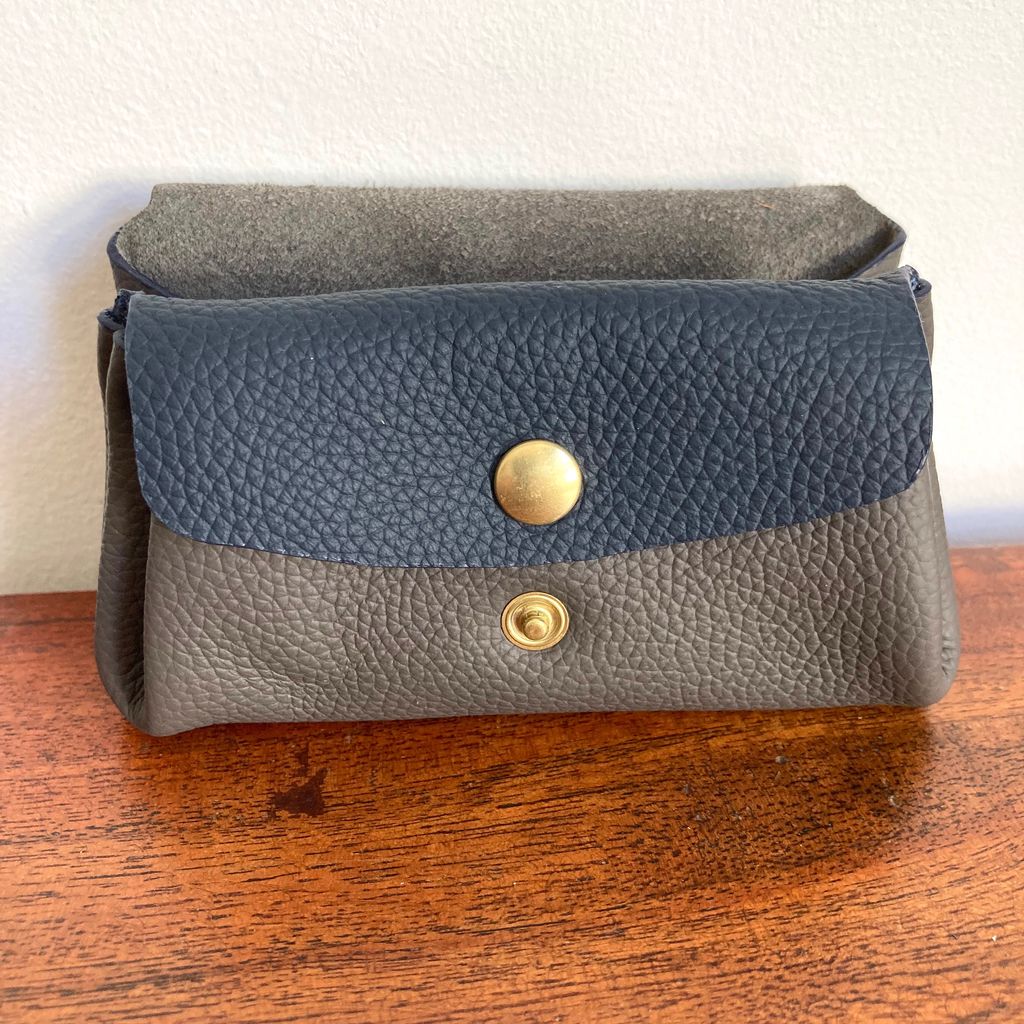 SIMONE & MOUSSA - Parure Sac à Main et Porte-Monnaie en Cuir