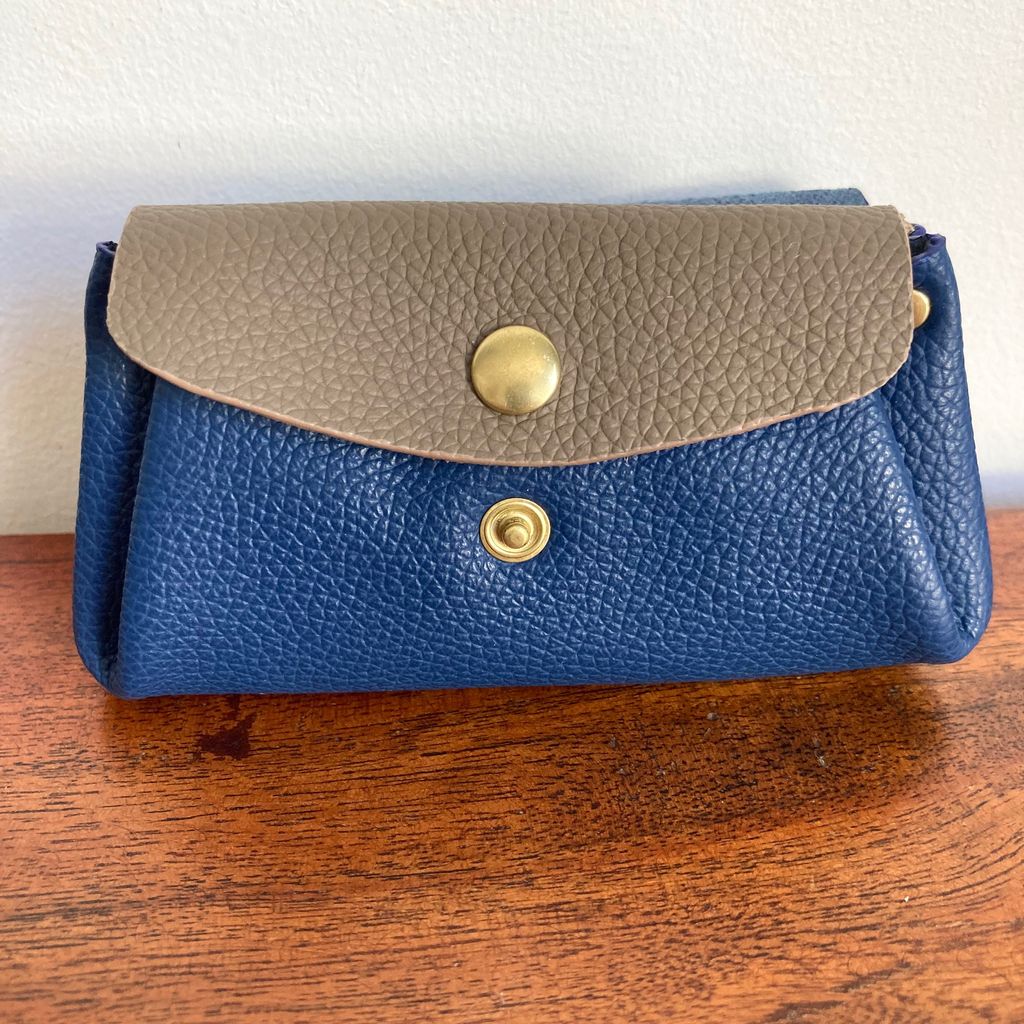 SIMONE & MOUSSA - Parure Sac à Main et Porte-Monnaie en Cuir
