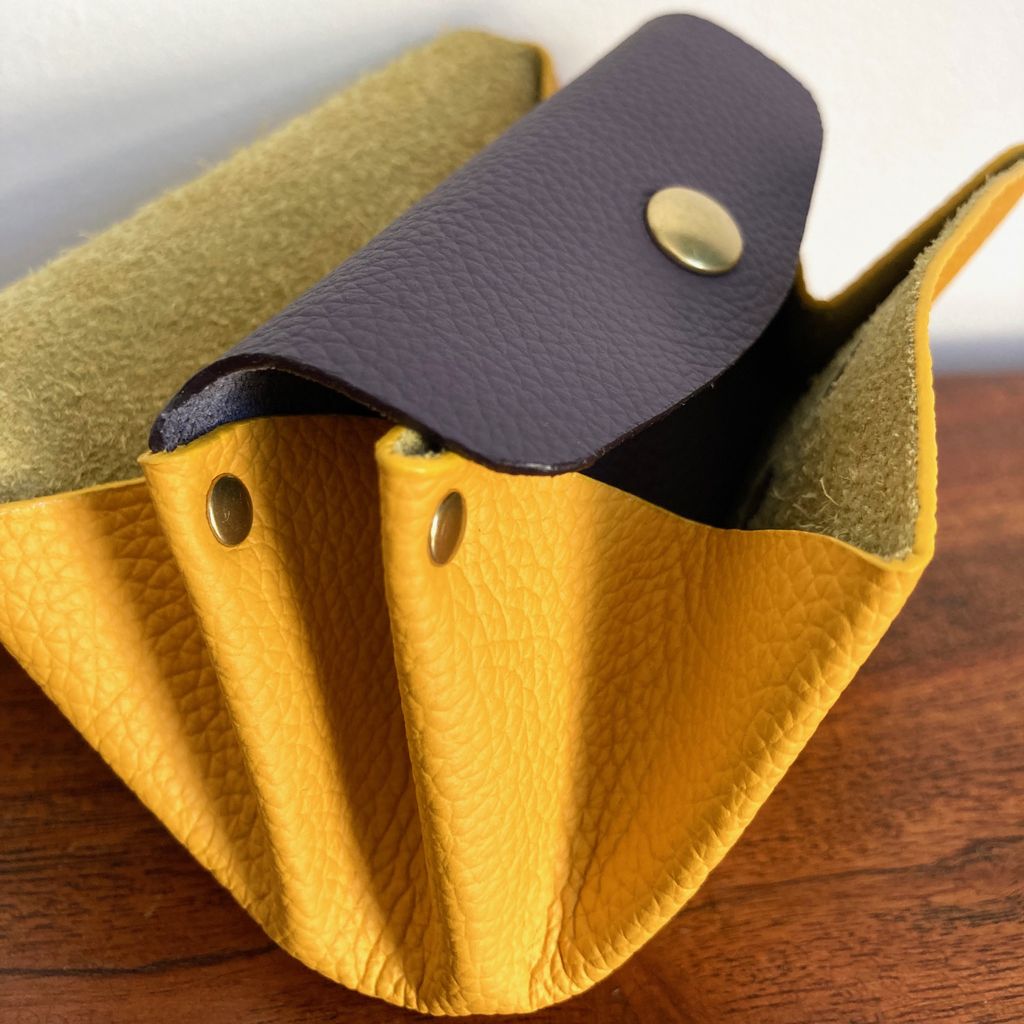 SIMONE & MOUSSA - Parure Sac à Main et Porte-Monnaie en Cuir