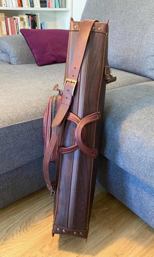 ZOZOTTE - Étui en Cuir pour Cornets à Bouquin et Flûtes à Bec